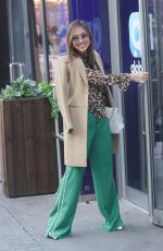 MYLEENE KLASS Arrives at Smooth Radio in London 12/04/2021
