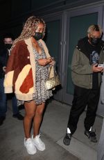 NAOMI OSAKA and Cordae Arrives at Lakers vs Phoenix Suns Game in Los Angeles 12/21/2021