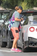 NAOMI OSAKA Leaves a Gym in Santa Monica 12/02/2021