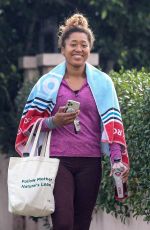 NAOMI OSAKA Leaves a Gym Session in Santa Monica 12/06/2021