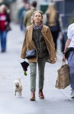 NAOMI WATTS Out with Her Dog in New York 12/13/2021