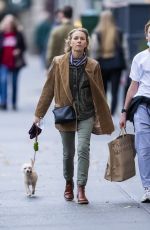NAOMI WATTS Out with Her Dog in New York 12/13/2021