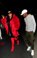NATALIE NUNN Out for Dinner in West Hollywood 12/08/2021