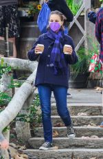 NATALIE PORTMAN and Benjamin Millepied Out with Their Dog in Los Feliz 12/10/2021