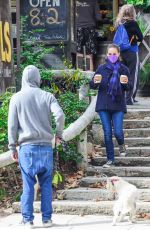 NATALIE PORTMAN and Benjamin Millepied Out with Their Dog in Los Feliz 12/10/2021