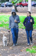 NATALIE PORTMAN and Benjamin Millepied Out with Their Dog in Los Feliz 12/10/2021
