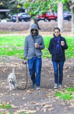 NATALIE PORTMAN and Benjamin Millepied Out with Their Dog in Los Feliz 12/10/2021