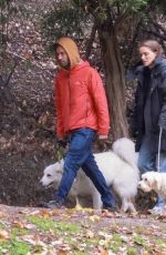 NATALIE PORTMAN and Benjamin Millepied Out with Their Dogs at Griffith Park in Los Feliz 12/09/2021