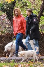 NATALIE PORTMAN and Benjamin Millepied Out with Their Dogs at Griffith Park in Los Feliz 12/09/2021