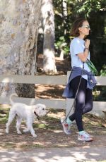 NATALIE PORTMAN Out with Her Dog in Los Feliz 11/30/2021