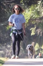 NATALIE PORTMAN Out with Her Dog in Los Feliz 11/30/2021