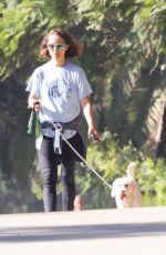 NATALIE PORTMAN Out with Her Dog in Los Feliz 11/30/2021