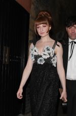 NICOLA ROBERTS Arrives at British Fashion Awards Afterparty at Chiltern Firehouse in London 11/29/2021
