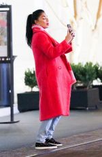 NICOLE SCHERZINGER Out at The Grove in Los Angeles 12/05/2021