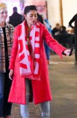 NICOLE SCHERZINGER Out at The Grove in Los Angeles 12/05/2021