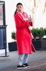 NICOLE SCHERZINGER Out at The Grove in Los Angeles 12/05/2021