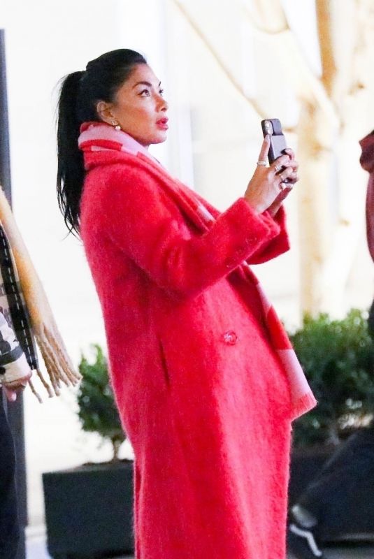NICOLE SCHERZINGER Out at The Grove in Los Angeles 12/05/2021