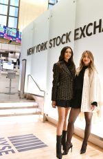 NINA DOBREV and JULIANNE HOUGH at Fresh Vine Wine Celebrates Initial Public Offering at Stock Exchange in New York 12/15/2021