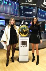 NINA DOBREV and JULIANNE HOUGH at Fresh Vine Wine Celebrates Initial Public Offering at Stock Exchange in New York 12/15/2021