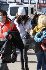 NINA DOBREV Arrives in Los Angeles 12/22/2021