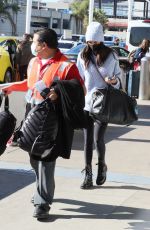 NINA DOBREV Arrives in Los Angeles 12/22/2021