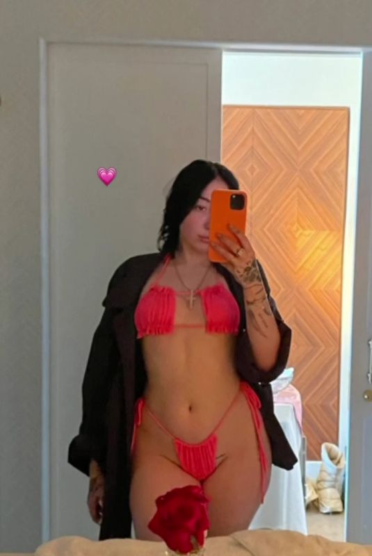 NOAH CYRUS in a Red Bikini - Instagram Photo 12/29/2021