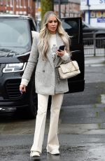 OLIVIA ATTWOOD and SARAH JAYNE DUNN Filming New ITV Show in Manchester 12/03/2021