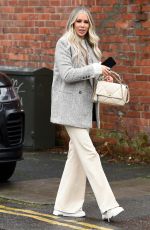 OLIVIA ATTWOOD and SARAH JAYNE DUNN Filming New ITV Show in Manchester 12/03/2021