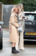 OLIVIA ATTWOOD and SARAH JAYNE DUNN Filming New ITV Show in Manchester 12/03/2021