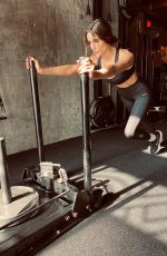 OLIVIA CULPO at a Gym - Instagram Photos 12/17/2021