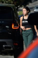 OLIVIA RODRIGO Out with Her Boyfriend in Los Angeles 11/28/2021