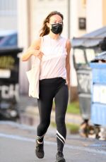 OLIVIA WILDE Heading to a Gym in Los Angeles 12/10/2021