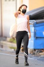 OLIVIA WILDE Heading to a Gym in Los Angeles 12/10/2021