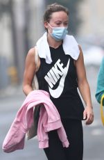 OLIVIA WILDE Leaves a Gym in Los Angeles 12/07/2021
