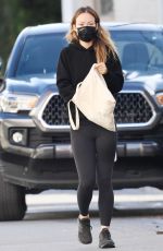 OLIVIA WILDE Leaves a Gym in Los Angeles 12/15/2021