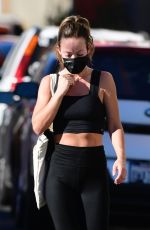 OLIVIA WILDE Leaves Workout in Studio City 12/17/2021