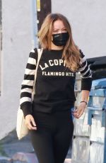 OLIVIA WILDE Leaves Workout in Studio City 12/17/2021