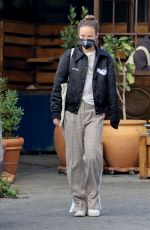 OLIVIA WILDE Out for Lunch at a Restaurant in Los Feliz 12/07/2021