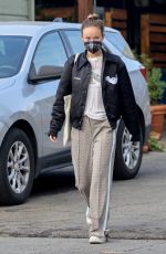 OLIVIA WILDE Out for Lunch at a Restaurant in Los Feliz 12/07/2021