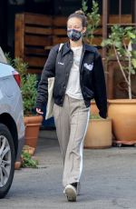 OLIVIA WILDE Out for Lunch at a Restaurant in Los Feliz 12/07/2021