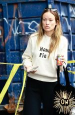 OLIVIA WILDE Out for Lunch with a Friend at Little Dom