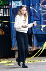 OLIVIA WILDE Out for Lunch with a Friend at Little Dom