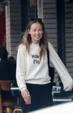 OLIVIA WILDE Out for Lunch with a Friend at Little Dom