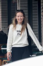 OLIVIA WILDE Out for Lunch with a Friend at Little Dom