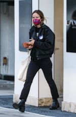 OLIVIA WILDE Out Shopping in Beverly Hills 12/14/2021