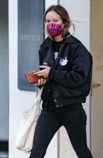 OLIVIA WILDE Out Shopping in Beverly Hills 12/14/2021