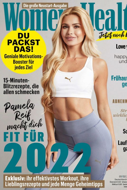 PAMELA REIF for Women’s Health Magazine, Germany February 2022
