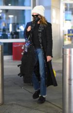 PENELOPE CRUZ Arrives at JFK Airport in New York 12/13/2021