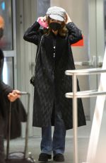 PENELOPE CRUZ Arrives at JFK Airport in New York 12/15/2021