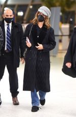 PENELOPE CRUZ Arrives at JFK Airport in New York 12/15/2021